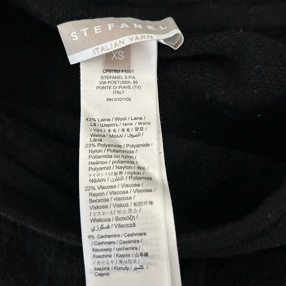 Stefanel cashmere and wool flare mama mia style bell bottom lounge pants